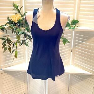 GYMSHARK NEW BLACK PARTIAL MESH TANK SIZE XS 1247